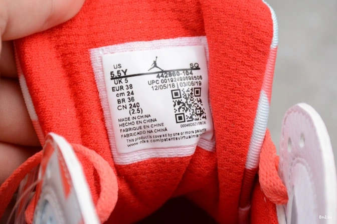 Bmlin 442960-104 Jordan Air (GS) Retro Topaz 7 Mist 0709